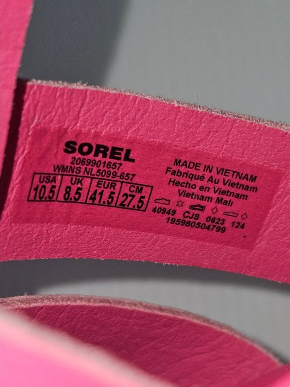 Sorel Ona Fisherman Streetworks Platform Sandal Women 10.5 Pink Chunky Lug Sole - Picture 15 of 16